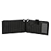 PEIUJIN RFID Blocking Men's Genuine Soft Cow Leather Long Purse Mens Wallet Money Clip (Black)
