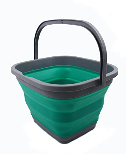 SAMMART Collapsible Rectangular Handy Bucket