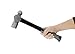 ABN Ball Pein Hammer 32 oz Once – Fiberglass Handle & Carbon Steel Head for Metal Rivet, Chisel, Punch Peins