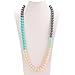Consider It Maid Silicone Teething Necklace for Mom to Wear - FREE E-BOOK - BPA FREE and FDA Approved - Life is Good (Grey/Turquoise/Navajo White/Mint(little)/Grey)