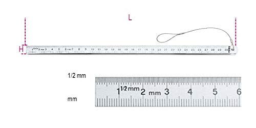 H-Safe Stainless Steel Gaduate Strips - 300 mm
