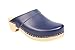 Lotta from Stockholm Swedish Clogs :Classic Clog in Blue Leather