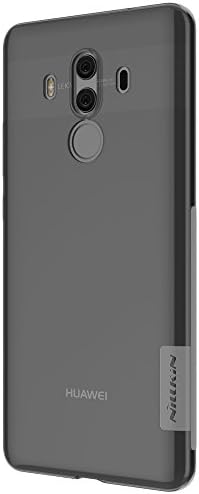 Huawei Mate 10 Pro Case Nillkin Super Clear Non Slip Light Thin Transparent Soft Gel TPU Case Cover for Huawei Mate 10 Pro (Grey)