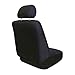 FH Group Car Seat Covers Full Set Cloth - Universal Fit Automotive Seat Covers, Low Back Front Seat Covers, Solid Back Seat Cover, Washable Car Seat Cover for SUV, Sedan and Van Green