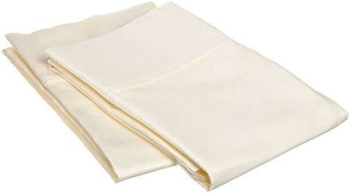 SATHI Bedding 400 Thread Count 2 PCs Pillow Cases German/Extra Large Sequre(80 cm x 80 cm)/(31" x 31"inches) Ivory Solid 100% Cotton