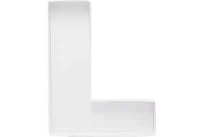 DYLCYPHERIA Cardboard Letter Fillable Charcuterie Board Candy Food Tray, 12.2 inch, Party Event Decoration (L Shape)