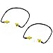 2 PACK EAR PLUGS NECK BAND SHOOTING FIRING RANGE HEARING NOISE SOUND PROTECTION