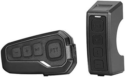 Amazon Qplove バイク用 インカム Bluetooth リモコン付き ヘルメット用 イヤホンマイク付き ノイズキャンセル Ip65防水 バイク用通信機器 車 バイク
