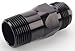 Meziere WP1016S Black 16 AN Water Pump Fitting