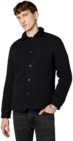 Theory Men's Precision Ponte Murphy Jacket, Black, S at Amazon