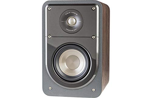Polk Audio Signature Series S15 American Hi-Fi Home Theater Small Bookshelf Speakers – Pair (Classic Brown Walnut)