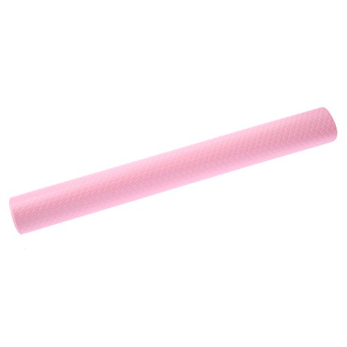 JINDIN Kitchen Shelf Liner Refrigerator Mat Can Be Cut Table Dining Anti-fouling Pad Drawer Wardrobe Cabinet Cover Roll Size 17 Inch Wide 59 Inch Long Pink