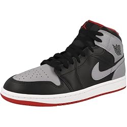 Nike Air Jordan 1 Mid Men's Shoes Black/Cement