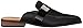 Dr. Scholl's Shoes Women's Exact Mule, Black/Black Microfiber, 8.5 M US