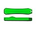 Firecracker Knife - mini keychain pocket knife (Green)