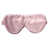 dolly2u Comfortable Silk Sleeping Eye Mask Sleep Mask Eye-shade Eye Cover, Pink