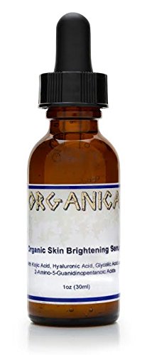 Organic Skin Brightening,lightener,brighteners,serum,sun Spots ,Age Spots, Bearberry Extract, kojic Acid, Glycolic Acid 1oz