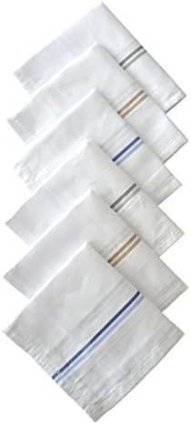 S4S Men's 100% Cotton Essential Handkerchiefs