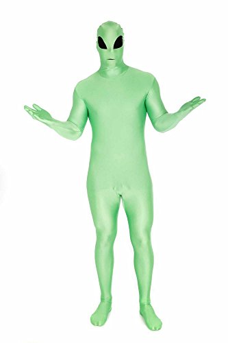 Alien Morphsuit Adult Costume, Medium, Green