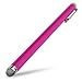 BoxWave EverTouch Capacitive iPad Stylus XL - Extra-Length Touchscreen Stylus with Ultra Durable FiberMesh Woven Fabric Tip for Ultra Responsive, Smoother Glide, and Increased Accuracy (Rose Pink)