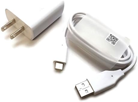 Quick Charge 3.0 HTC 10 Wall Charger + USB Type-C Data Cable 18W. (White)