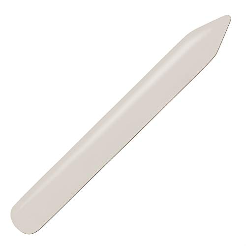 8 Inch Real Bone Folder, Large Genuine Bone Folder Origami Paper Creaser Crafting Scoring Folding Tool for Leather Cards DIY Handmade Burnishing Bookbinding