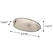 Franklin Brass Contemporary Cup (25-Pack) Cabinet Handles 3' Hole Center Satin Nickel Kitchen Drawer Pulls Dresser, Furniture Hardware P34702-SN-B