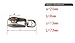20mm Stainless Steel 304 Single-sheaved Wire Rope Pulley Block, Pack of 2 …