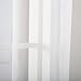 Deconovo White Wide Sheer Curtains Grommet Voile Drape Curtains for Bedroom 80W x 84L Inch 1 Panel