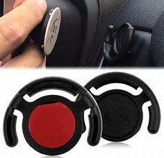 2 Pop Clips For Pop Sockets Phone Stand Car Mount Holder Grips, 2 Adhesive Clips Only