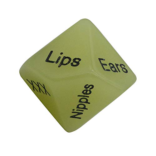 Funny Romantic Role Playing Dice Party Dice Game Set of 4,Novelty Gift for Warm up Honeymoon bacherette Party,Him and Her, Bridal Shower, Groom Roast,Newlyweds, Wedding, Anniversary, Marriage