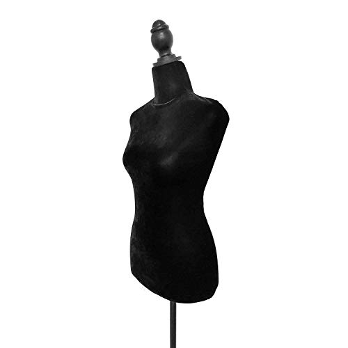 Female Dress Form Pinnable Mannequin Body Torso with Tripod Base Stand