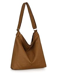 Covelin Women's Retro Large Size Canvas Shoulder