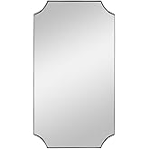 Uttermost Lennox Nickel 22 1/4" x 40 1/4" Wall Mirror
