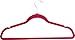 Utopia Home Premium Velvet Hangers Non-Slip Grey - Felt Hangers - Heavy Duty - Velvet Suit Clothes Hangers with Tie Bar (Pink, 50)