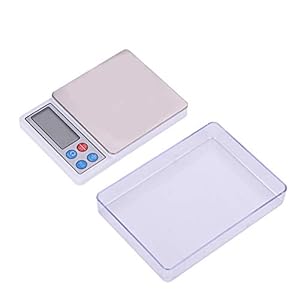Digitale Keukenweegschaal, Icd-scherm Weegschaal met Hoge Precisie voor Voedsel, 0,01/0,1 Nauwkeurigheid voor Bakken in…