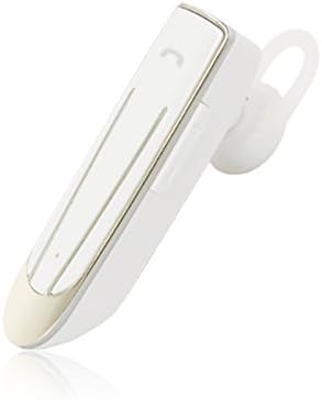 Bluetooth Headphone Wireless Headset Handsfree Earphone in Ear Earpiece with Mic 18 Hours Long Music Time for Bluetooth Mobile Cell Phones Smartphones Tablet (White)