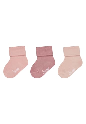 Sterntaler Baby Socken 3er Uni Calcetines, 3 Unidades, Rosa Polvo, 16 Unisex bebé