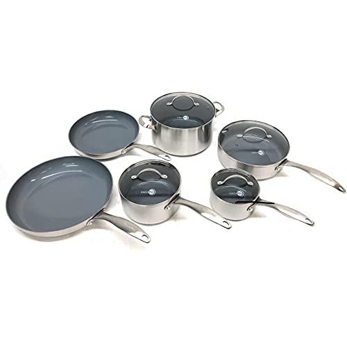 The Original Green pan 10 piece ceramic nonstick cookware set Pricepulse