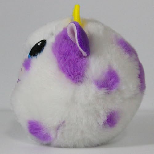 Beanie Bouncers - Daisy la Mucca Viola con gli Occhioni Azzurri, Teneri Animaletti Rimbalzanti tutti da collezionare, T83059