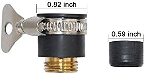 Universal Garden Hose Tap Connector Adjustable Adapter to Quick Connect Garden Lawn Water Tube Washing Machine Faucet Kitchen Faucet