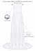 Mommy Jennie Maternity Dress for Photoshoot Sleeveless Open Front Photography Gown,B-White