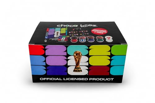 Choca Locoz Caja con 20 Figuras Sorpresa Mundial 2026 Producto Oficial, Figuras Coleccionables, Idea de Regalo para Fans y Coleccionistas