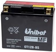 Unibat Maintenance-Free Battery with Acid CT12B-BS for Ducati 1100 Monster (1100 EVO) 2011-2012