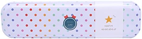 Wiivly Cute Metal Tin Pen Pencil Box School Stationary Makeup Case School Supplies Gift (No.6)