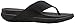 FitFlop Men's Surfer Flip Flop, Black, 9 M US