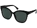 Quay Australia IT'S MY WAY Women's Sunglasses Oversized Cat Eye -Black/Smoke