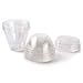 25 Count Plastic CLEAR 9 oz Cup with 4 oz Insert and Dome Lid, Parfait Cup w/ Signature Party Picks