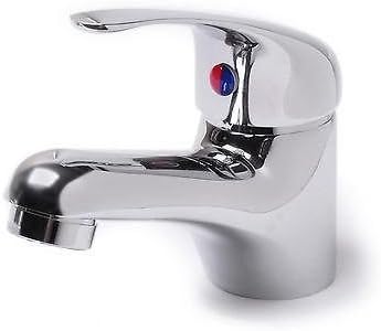 BASIN MIXER TAP WITH CLICKER WASTE CHROME FINISH