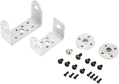 HDKJ Steering Gear Pan and Tilt Mount Mechanical 2 DOF Robot Servo Mount Set Bracket Sensor Mount Kit Servo Accessories